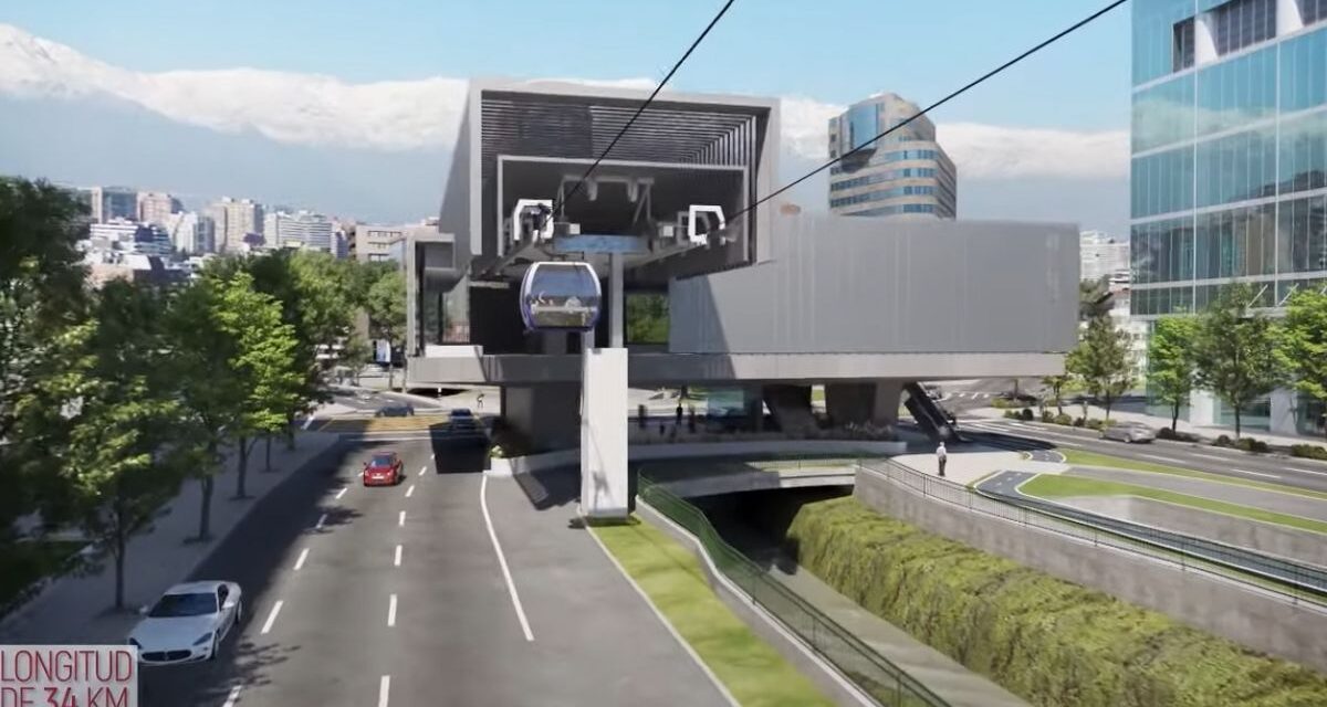 Teleférico Bicentenario en Chile